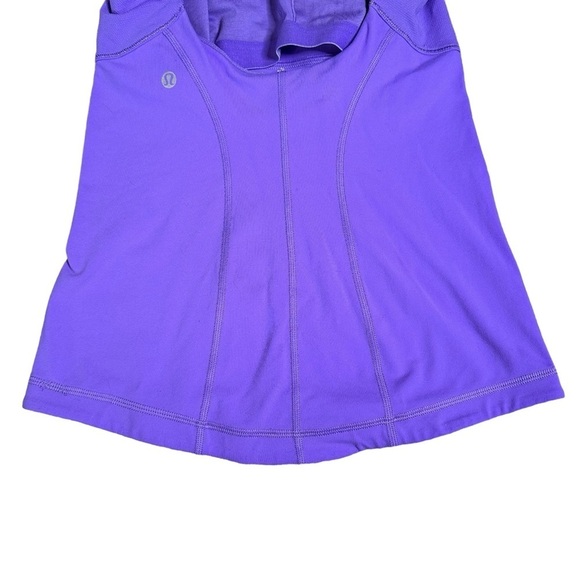 Lululemon Swank Tank Open Back Purple Size 4 Yoga Keyhole Racer Back Running - Picture 6 of 8